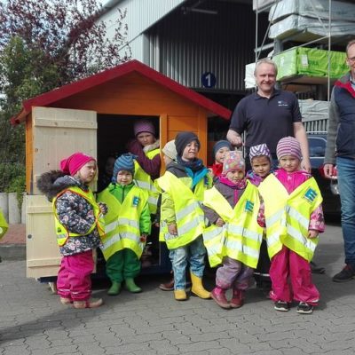 Das Haus wurde von den kleinen Experten für bewohnbar erklärt.